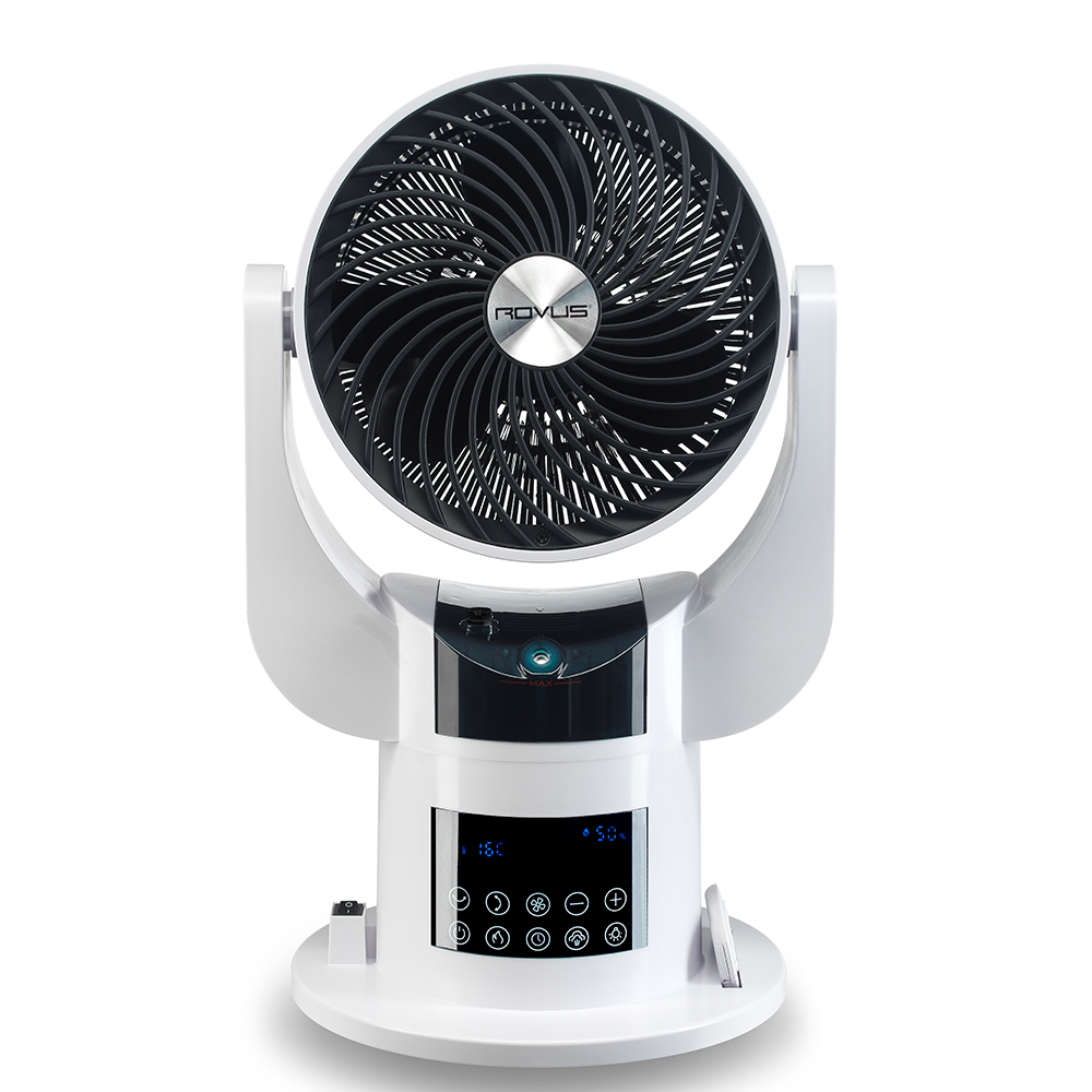Rovus Ventus Smartair, multifunctionele ventilator: koelen, verwarmen, drogen, bevochtigen, aroma.